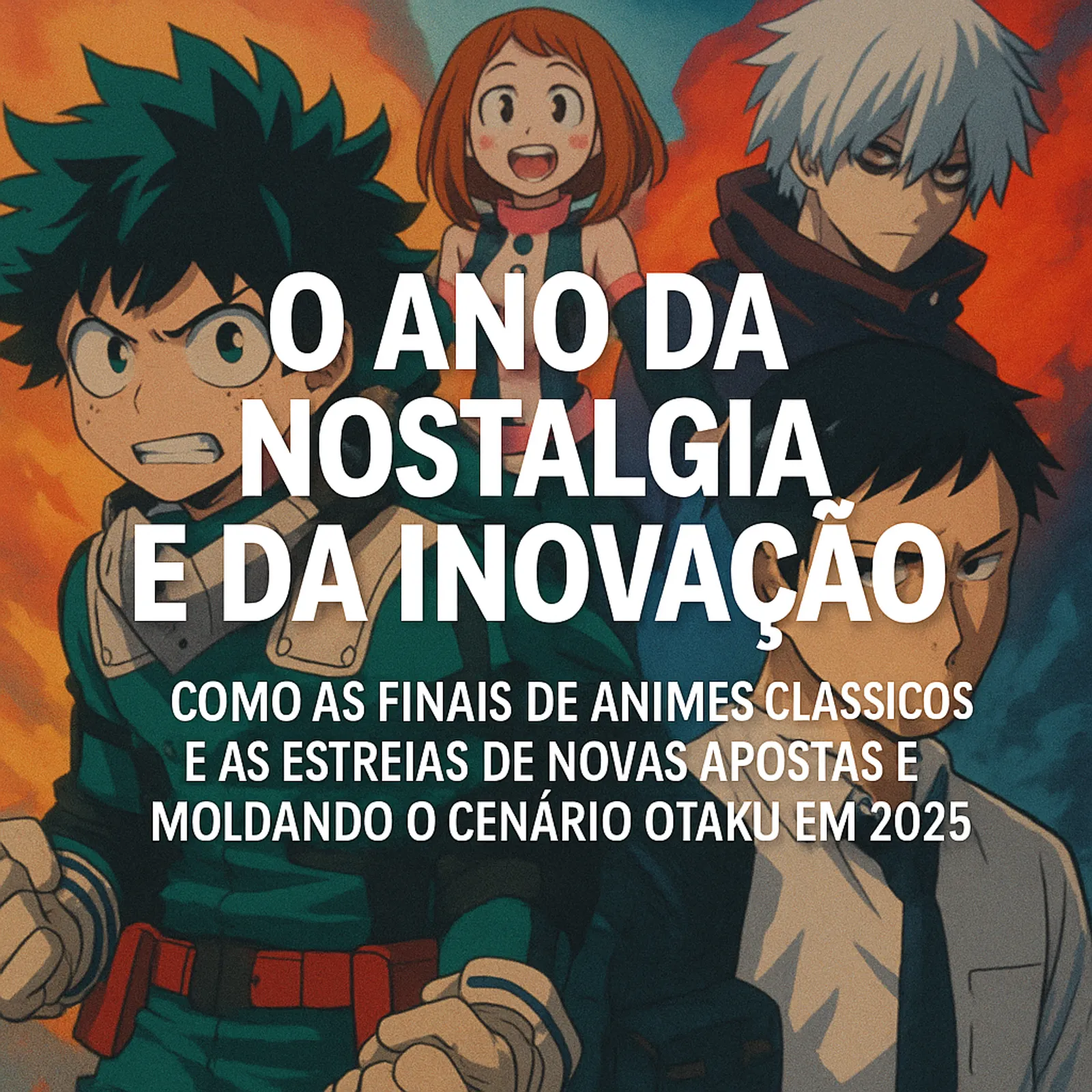 Cover for Como as Finais de Animes Clássicos e as Estreias de Novas Apostas Estão Moldando o Cenário Otaku em 2025