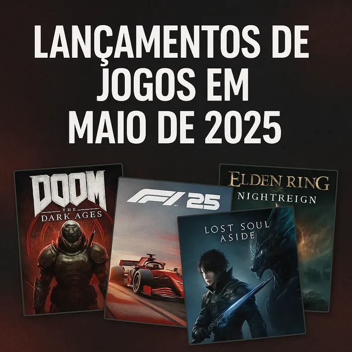 cover for Lançamentos de Jogos em Maio de 2025: Calendário Completo